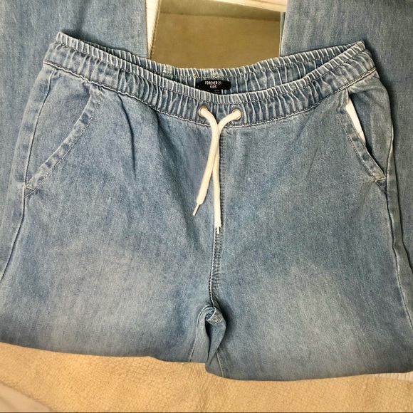 FOREVER 21 Pants Denim Joggers - Picture 5 of 7